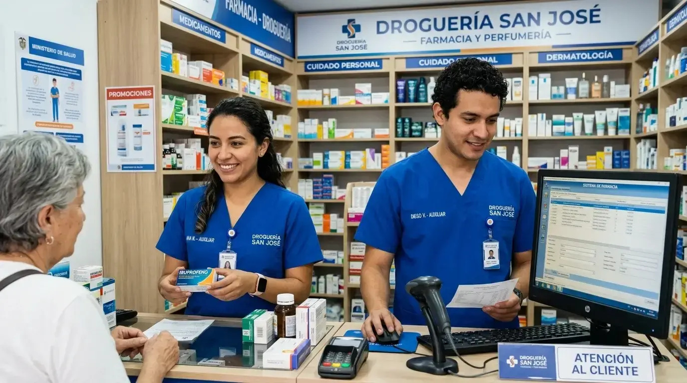 Auxiliar en Servicios Farmaceuticos